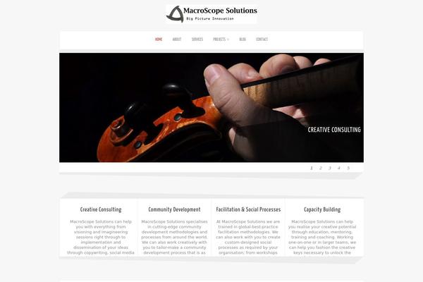 Zenon theme site design template sample