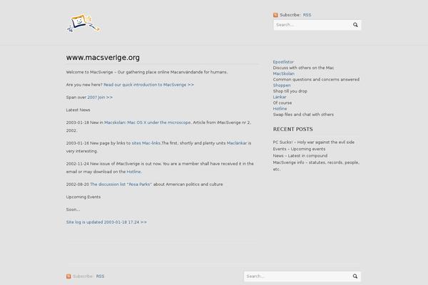 Currents theme site design template sample