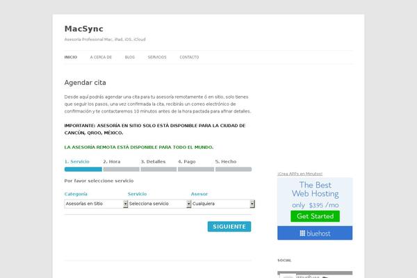 Site using Simple Slider plugin