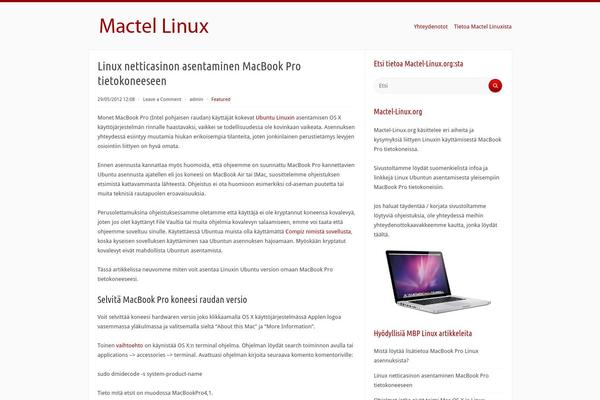 Radius theme site design template sample