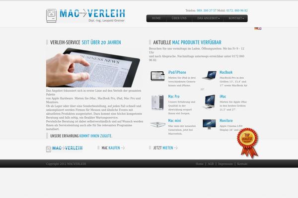 Rise theme site design template sample