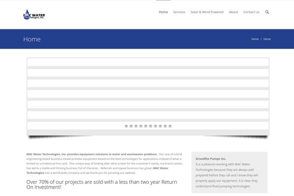 Stark theme site design template sample