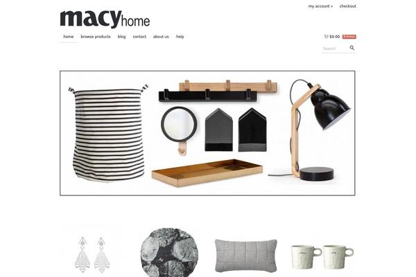 Emporium theme site design template sample