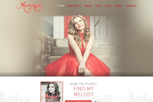 macymartinmusic.com site used Cadence