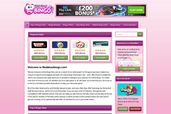 madaboutbingo.com site used Zentrl