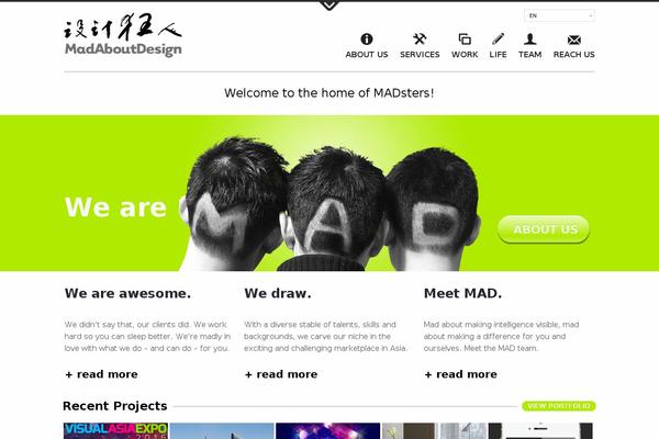 Site using Typography plugin