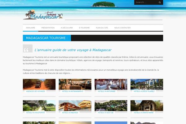 BUCKET theme site design template sample