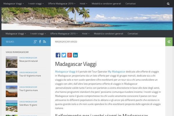 Hueman theme site design template sample
