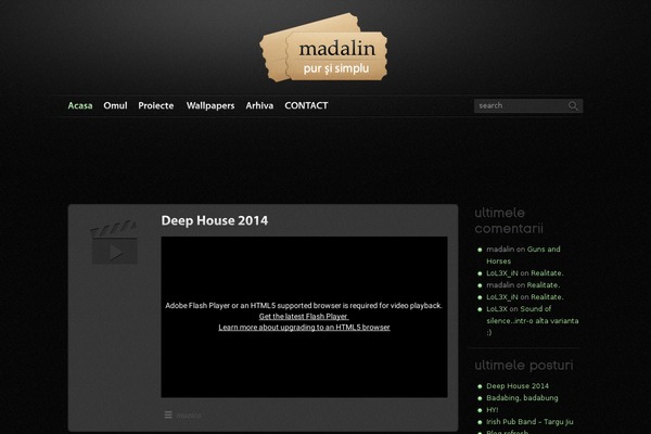 Fast Blog theme site design template sample