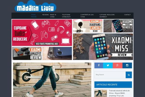 Opinion theme site design template sample