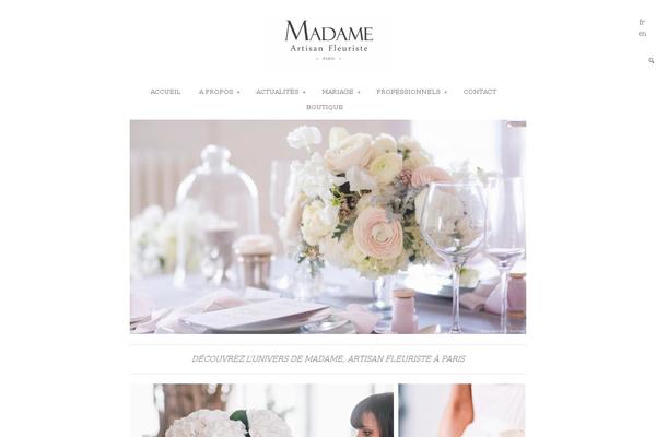 madame-artisanfleuriste.com site used Pilot