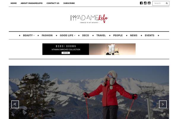 Mokka theme site design template sample