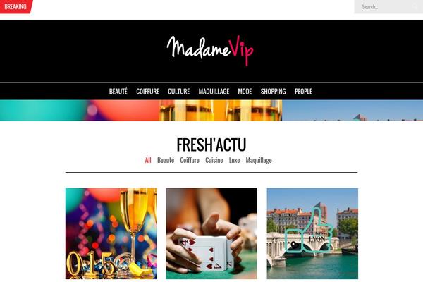 Venus theme site design template sample