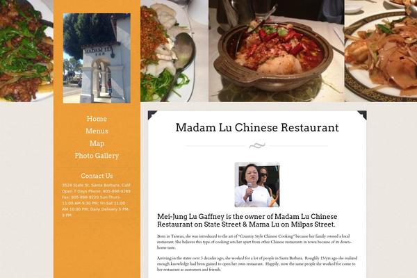 Eatery theme site design template sample