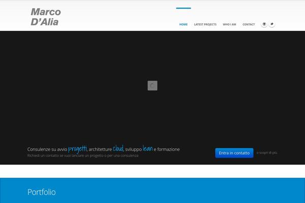 Porto theme site design template sample