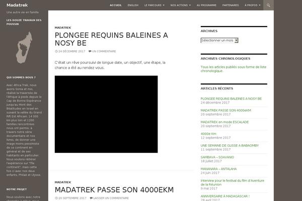 Twentyfourteen Child theme site design template sample