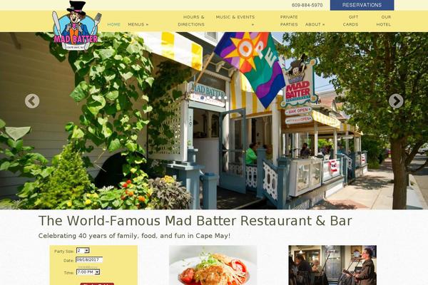 Majestic theme site design template sample