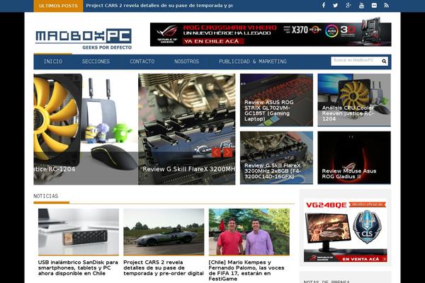 Site using Penci-pennews-review plugin