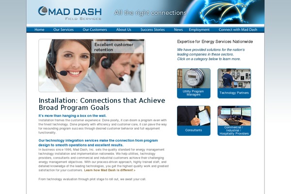 maddash.com site used Mdi