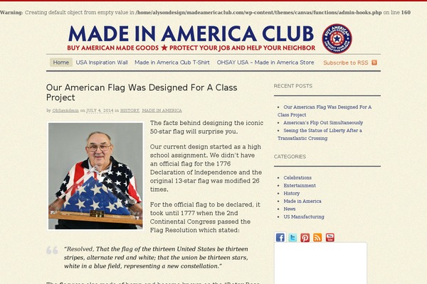 Canvas theme site design template sample