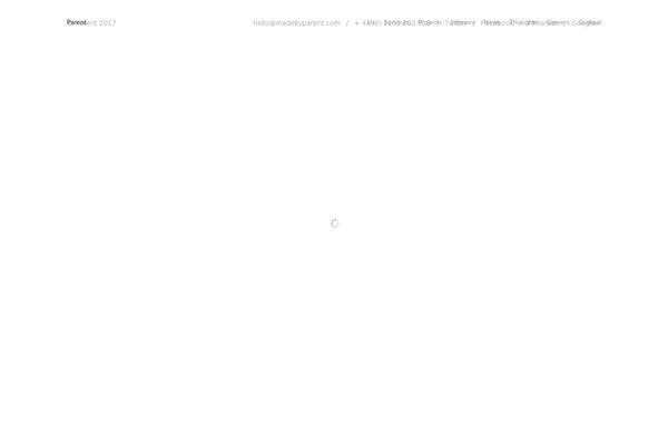 Parent theme site design template sample