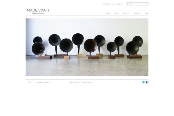 madecraft.com site used Rustik