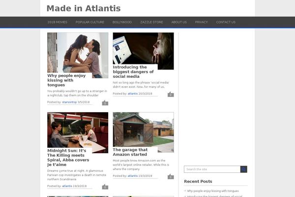 Clean Simple White theme site design template sample