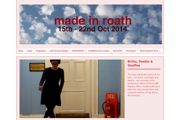 Azione theme site design template sample