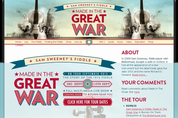 Site using GigPress plugin