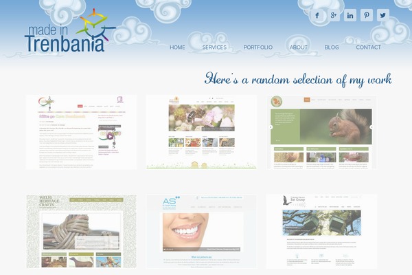 Site using Lightweight Social Icons plugin
