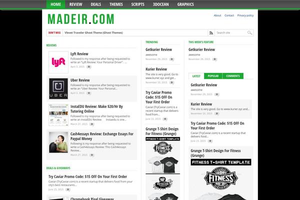 Site using CashCow plugin
