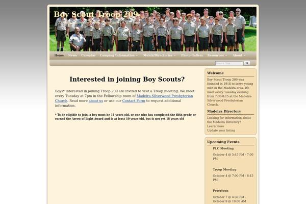 Weaver II theme site design template sample