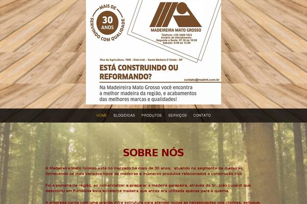 Parallax theme site design template sample