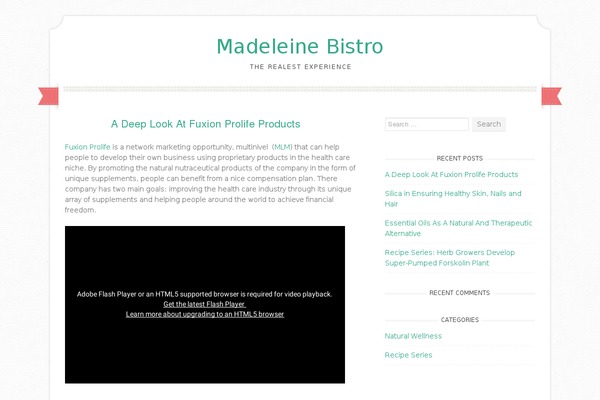 Sugar and Spice theme site design template sample