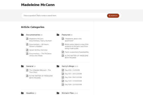 Site using Advancedsearch plugin