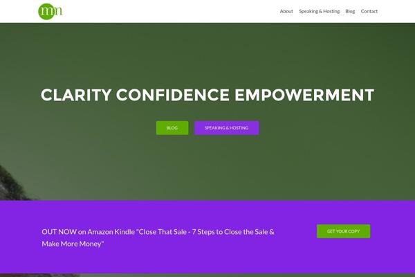 Zerif Pro theme site design template sample