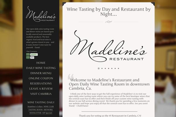 Eatery theme site design template sample