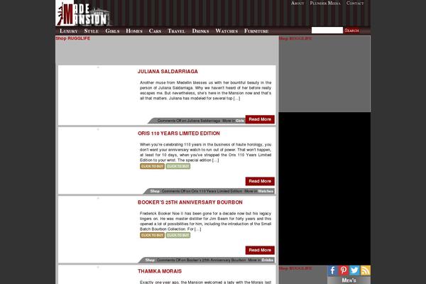 mademansion.com site used Newstation