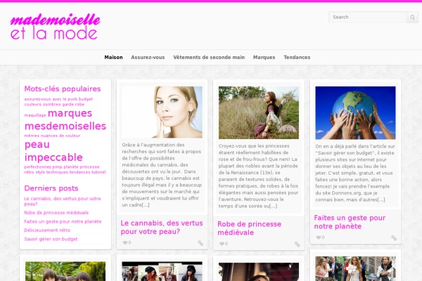 mademoiselleetlamode.com site used Wp_pinfinity5-v1.5.1