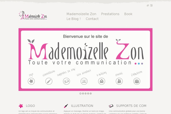 Good Minimal theme site design template sample