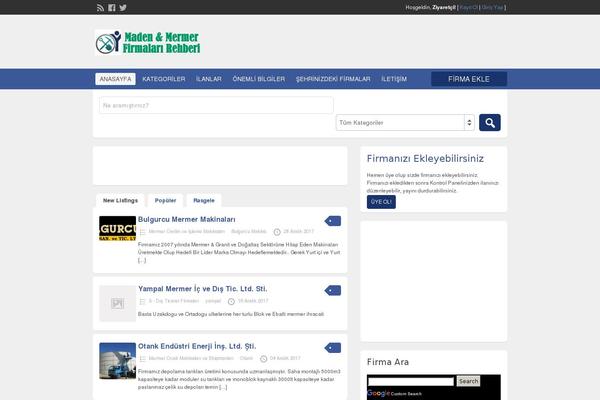 ClassiPress theme site design template sample