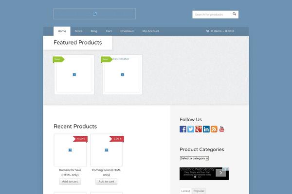 Wootique theme site design template sample