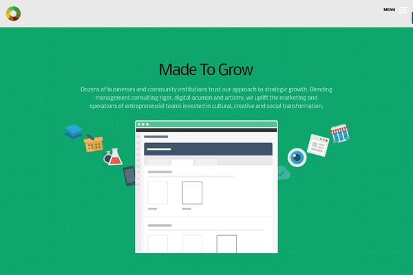 Express theme site design template sample