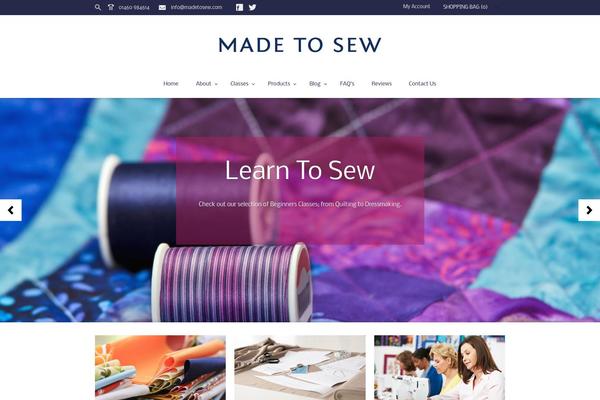 Store theme site design template sample