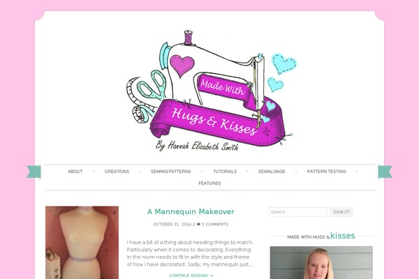 Sugar and Spice theme site design template sample