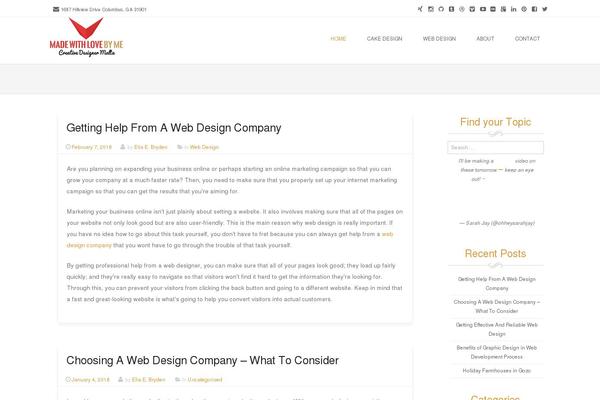 Brasserie theme site design template sample