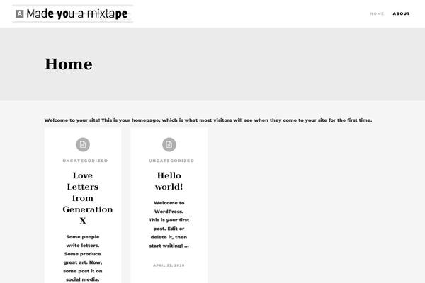Site using Coblocks plugin