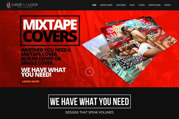 Tetsuo theme site design template sample