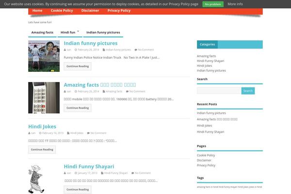 MesoColumn theme site design template sample