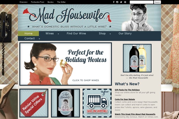 madhousewifecellars.com site used Rainierbrands